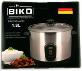 Biko Rijstkoker 1.8 Liter RVS