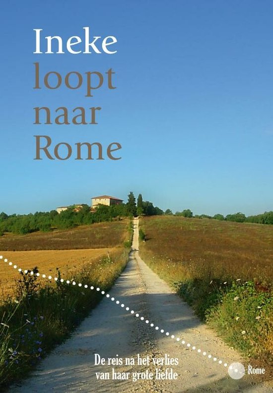 Cover van het boek 'Ineke loopt naar Rome'