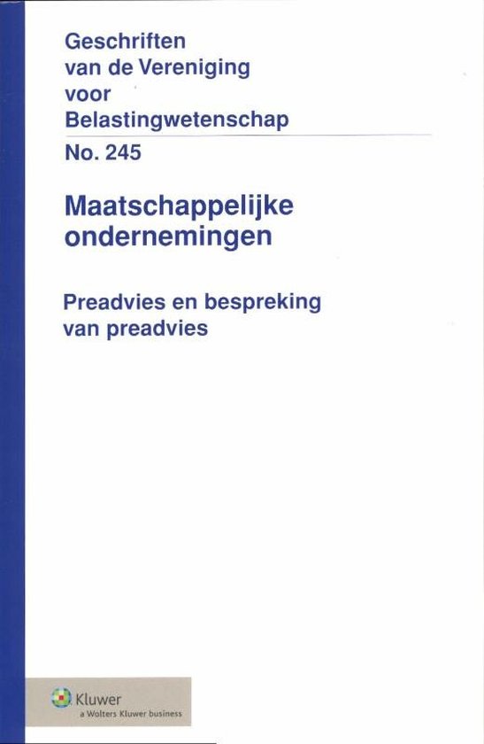 Maatschappelijke ondernemingen - cover