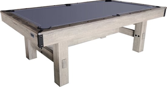 TopTable Dinner Wood Pooltafel 7ft - met bank - 2-delig Leisteen van TopTable — afbeelding 3