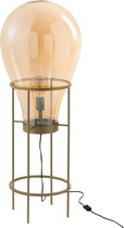 Lamp | glas | goud | 40x40x (h)108 cm