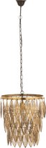 Hanglamp | metaal | goud | 45x45x (h)32.5 cm