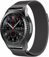 Milanese Loop rvs zwart bandje voor de Samsung Gear S3 | Galaxy watch 46mm SM-R800