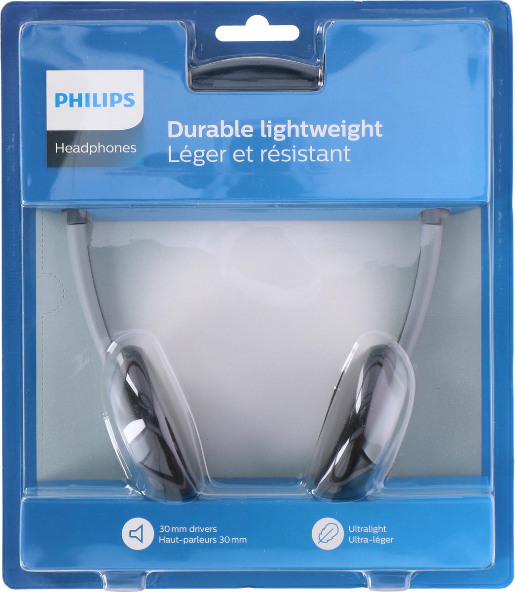 Philips SBCHL145 - Headset / On-Ear Koptelefoon - Zwart | bol