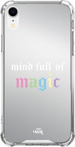 Spiegel hoesje geschikt voor iPhone Xr hoesje - Mind Full Of Magic - Mirror Case - Hoesje met spiegel geschikt voor iPhone Xr hoesje - Spiegel shockproof case geschikt voor iPhone