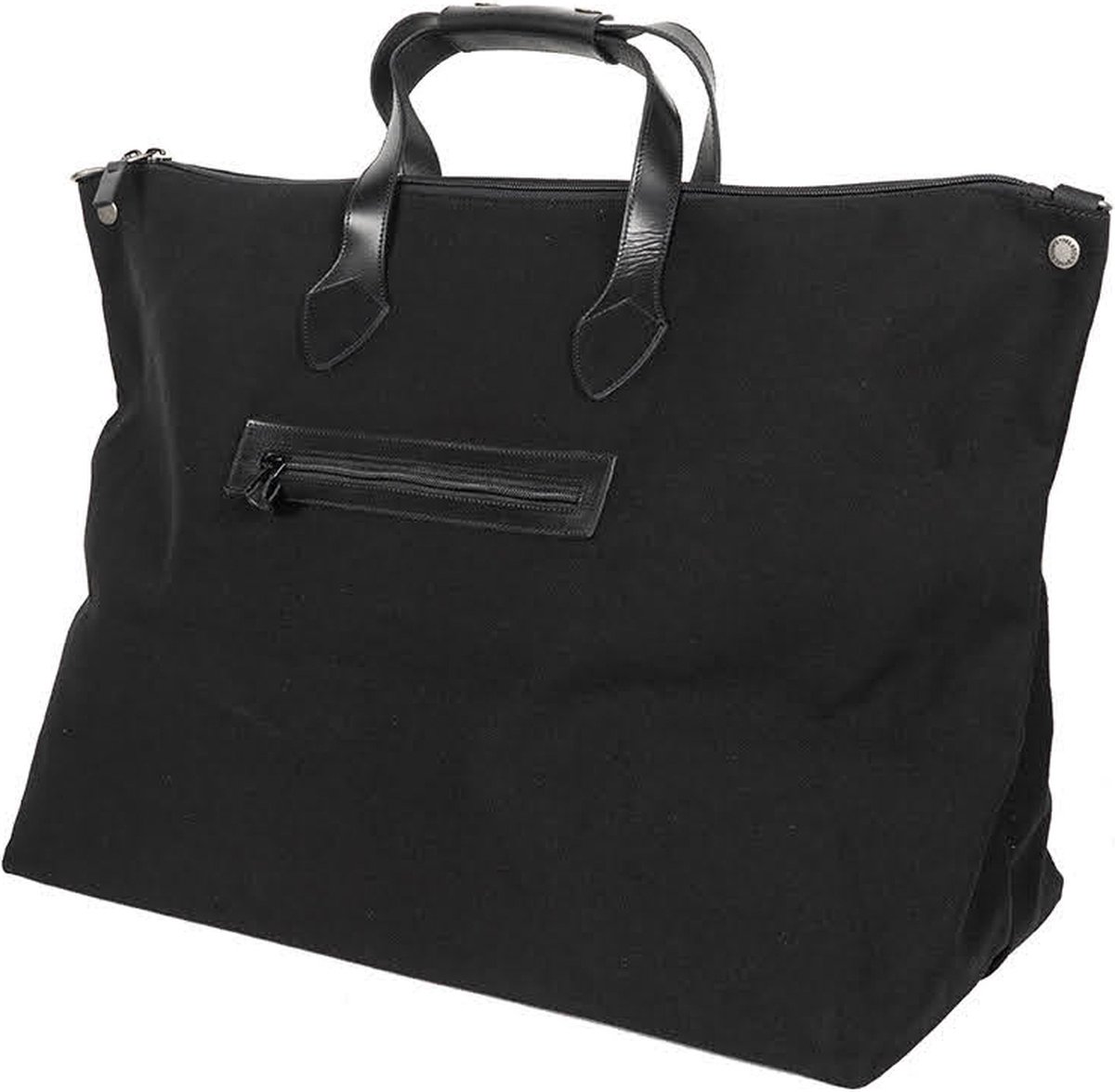 Helstons Journey Bag Black Canvas Bag Rugzak