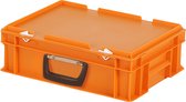 Koffer - Opbergbox - 400x300xH133mm - oranje