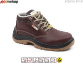 PowerShoes | Werkschoenen - PONTIAC ATP81 S3 SRC ESD - Maat 41 - Kleur Bruin