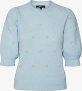 VERO MODA  Kana 2/4 O-Neck Blouse Ga Blue BLAUW XS