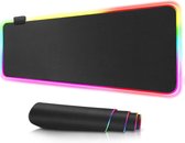 RGB Muismat - Toetsenbordmat - Meerdere kleuren - Gaming - muismat - LED - 40 x 90 x 0.4CM. -RGB- 90 x 40 cm -antislip