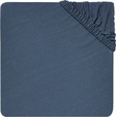 Jollein Baby Hoeslaken Wieg Jersey 40/50x80/90cm - Jeans Blue