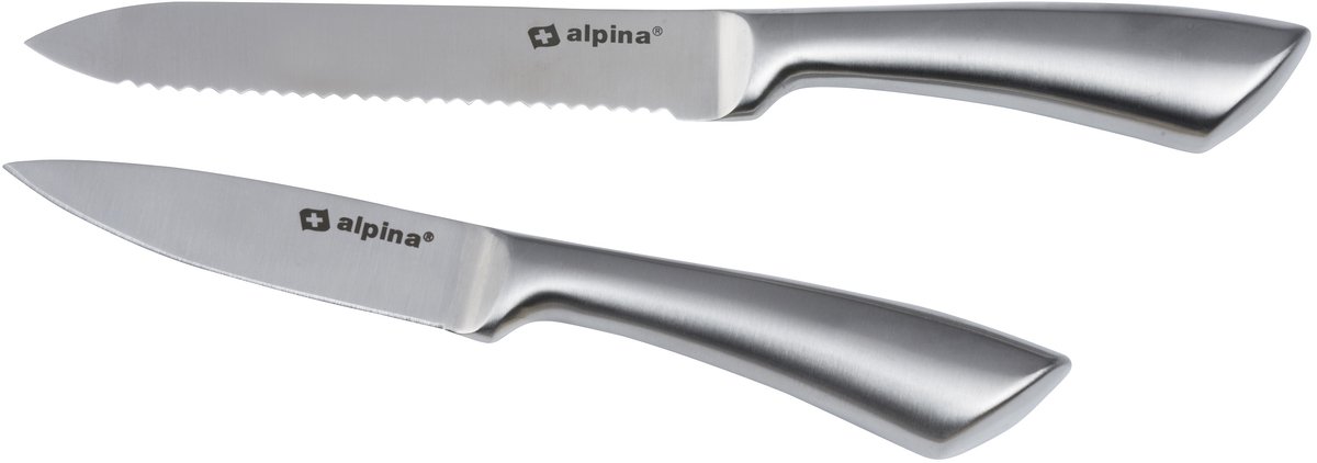 Alpina Messenset 2-delig - RVS - Schilmes en Universeel mes