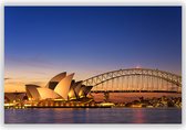 Sydney Opera House op Aluminium - Foto op Dibond - Aluminium Schilderij - 100x70 cm