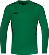 Jako Challenge Sweater Heren - Sportgroen / Zwart