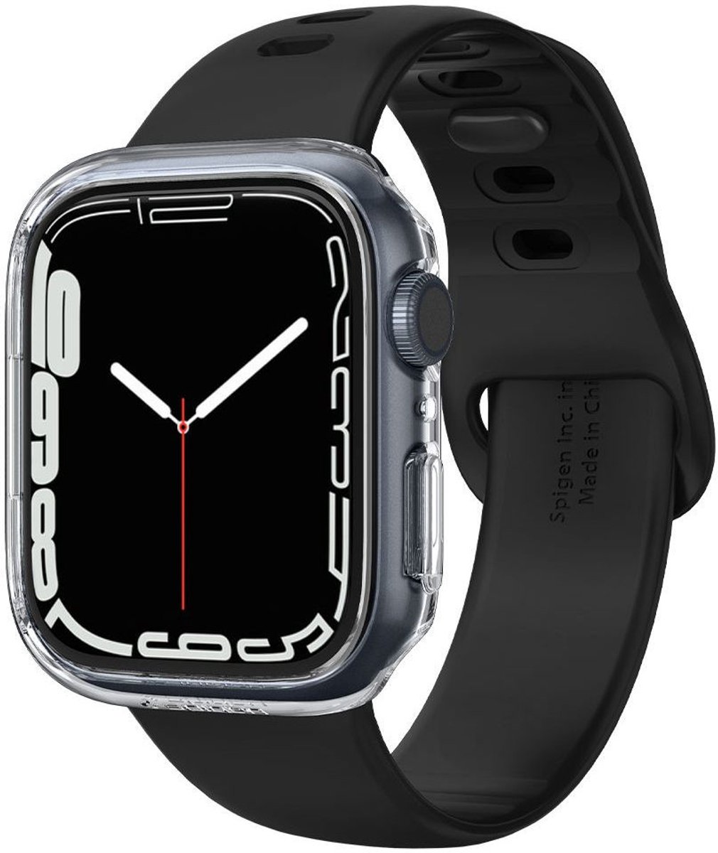 Spigen - Apple Watch 7/8 hoesje - Thin Fit - 45mm - Transparant