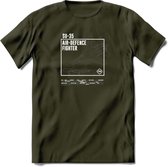 SU-35 Vliegtuig T-Shirt | Unisex leger Kleding | Dames - Heren Straaljager shirt | Army F16 | Grappig bouwpakket Cadeau | - Leger Groen - M