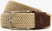 Heren riem beige - Beige - Maat 105