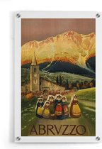 Walljar - Italië Abrvzzo - Muurdecoratie - Plexiglas schilderij
