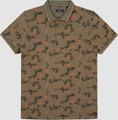 Polo s/s Blooms Clean Pique Army Green