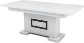 Rechthoekige tafel - Wit en zwart - Riva 2 - Cotemporain - 190 x 90 x 78 cm