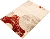 Zacht Vloerkleed Bellagio | Ivoor & rood - 310 x 240 cm