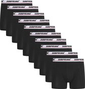 Subprime - Heren Onderbroeken 10-Pack Boxers Stripe - Zwart - Maat M