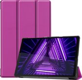 Lenovo Tab M10 FHD Plus Hoes Luxe Hoesje Book Case Cover - Paars