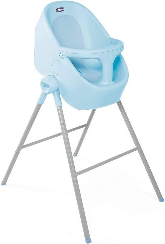 Chicco Badje Bubble Nest Junior - Babybad met standaard - Hoogte verstelbaar babybadje - 2-Delig - Lichtblauw