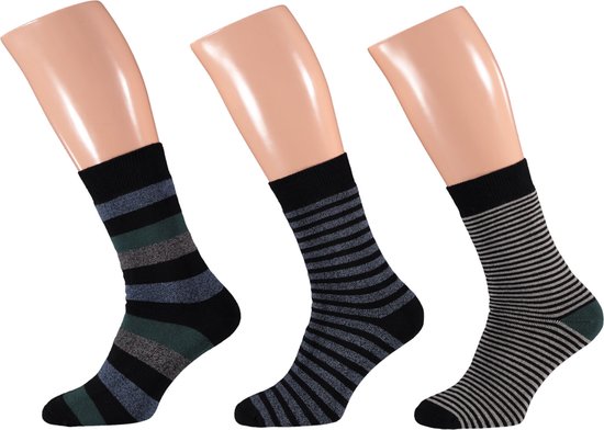 CLOSEMATE 6 Paar Sportsokken Heren Warme Sokken Winter Verdikte Badstof Sokken Kuitsokken Sport Buiten Werk Fietsen Fitness 6Donkergrijs M 39-42