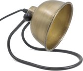 Bureaulamp - Tafellamp - Bureaulampje - Lamp - Industrieel - Goud - 22 cm breed
