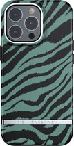 Richmond & Finch - Trendy iPhone 13 Pro Hoesje - emerald zebra