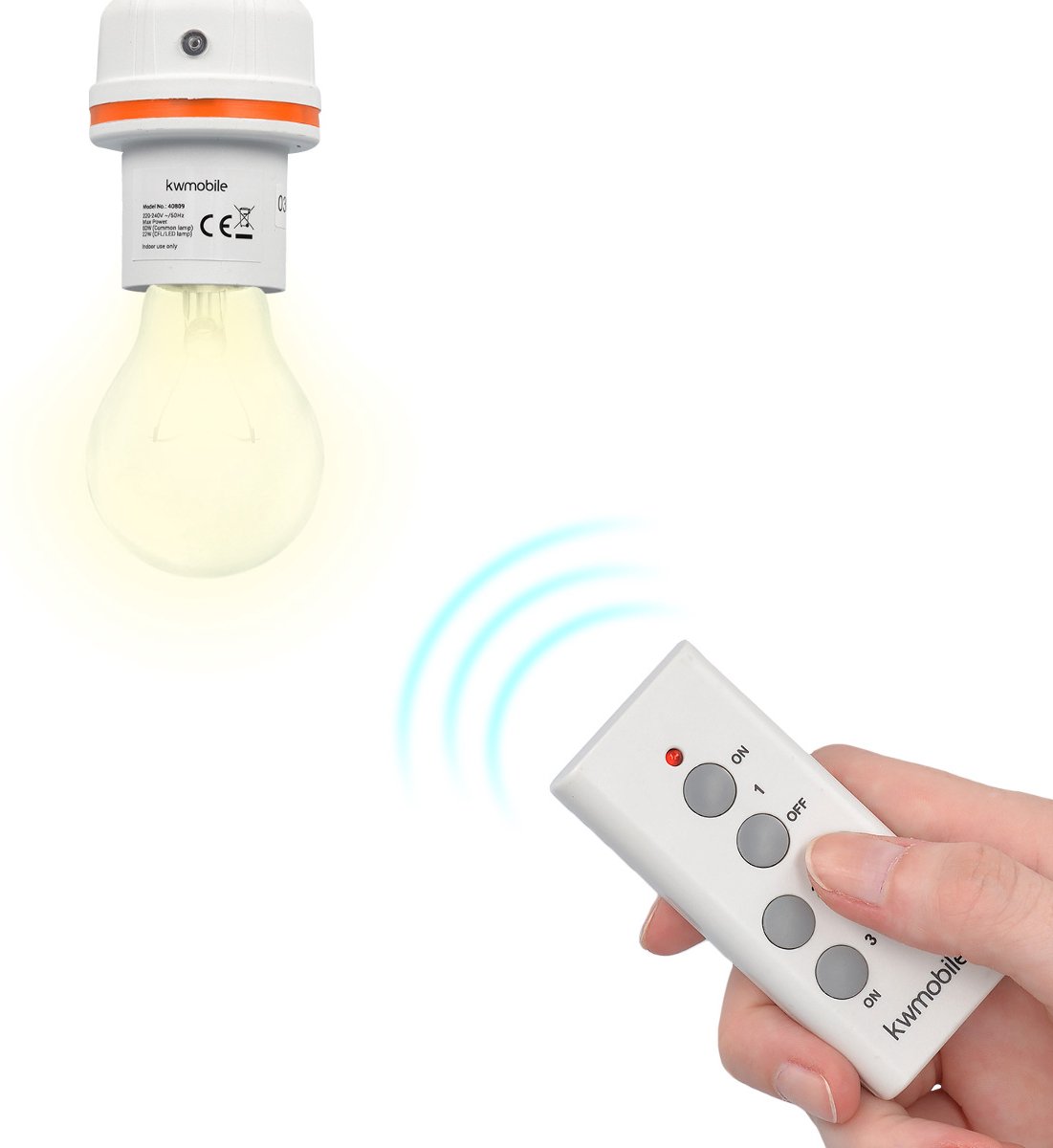 lamphouder schuin E27 crème kopen