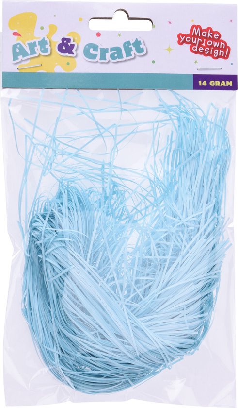 Raffia 14 gram donker roze