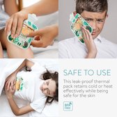 Navaris gel pack 2 stuks - Hot cold pack voor warm en koud gebruik - Koelcompres voor kinderen - Jungle design