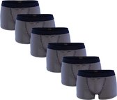 HOM HO1 6-pack Premium Cotton Modal Boxer Brief, Navy / White Simon