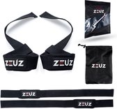 ZEUZ® 2 Stuks Lifting & Weightlifting Straps voor Fitness & Crossfit Krachttraining – Sport Wraps – Gewichichtheffen, Deadlift & Snatch