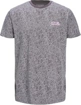 Jack & Jones T-shirt Jcocity Map Aop Ss Tee Sh 12202897 Asphalt Mannen Maat - L