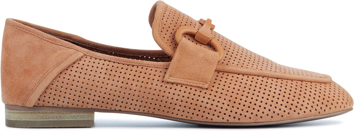 BiBi Lou Instappers Dames - Instapschoenen / Damesschoenen - Suède   - 541Z30VK - Zalm - Maat 39