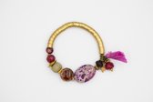 Aquatolia pink natural stone bracelet