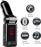 Bluetooth FM zender - Handsfree - Draadloze mp3 speler - Carkit - Bluetooth FM Transmitter - Dubbele USB oplader voor universele telefoons