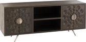 TV CONSOLE ETNI 4D MANG BR (161x41x64cm)