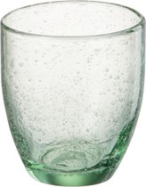 J-Line Lisboa glas - drinkglas - muntgroen - woonaccessoires