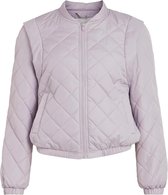 Vila Jas Vivaleris Quilted Bomber Jacket/su 14070779 Pastel Lilac Dames Maat - 36