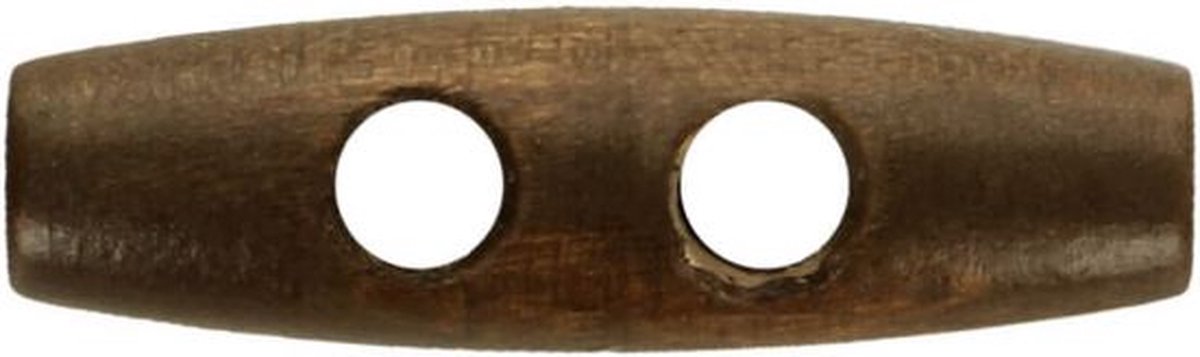 HOUTEN KNEBEL 40MM BRUIN