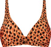 Beachlife Leopard Spots push-up bikinitop - dames - Maat 38A