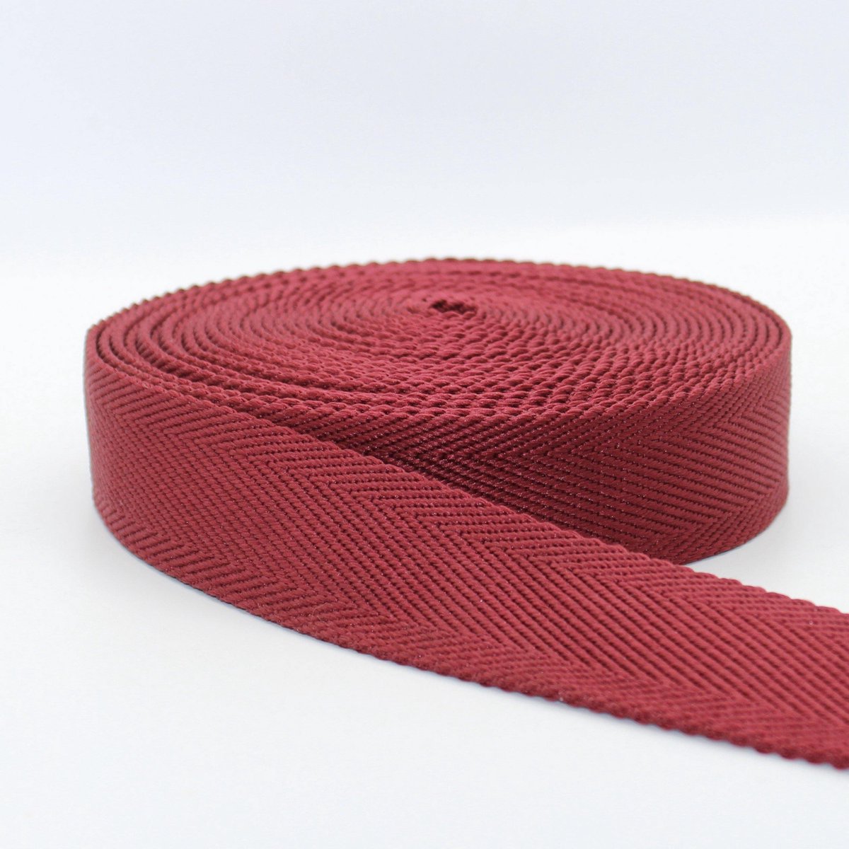 Leduc 5 meter klassieke Visgraat Tassenband 38 mm 65% polyester 35% katoen