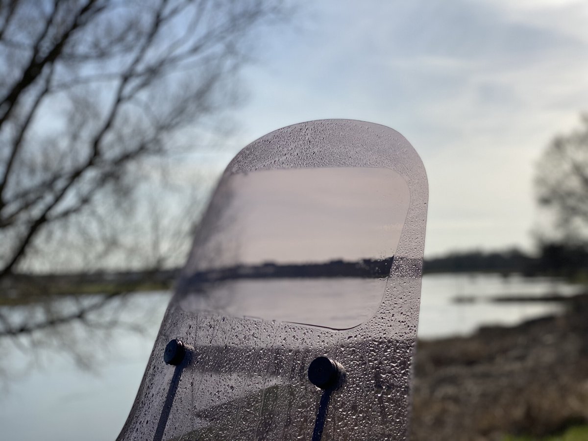 Waterafstotende Sticker windscherm-Anti regen folie-Scooter-Nano Spray-Vespa Sprint-Zip-Sym-Universeel - Rain-Away