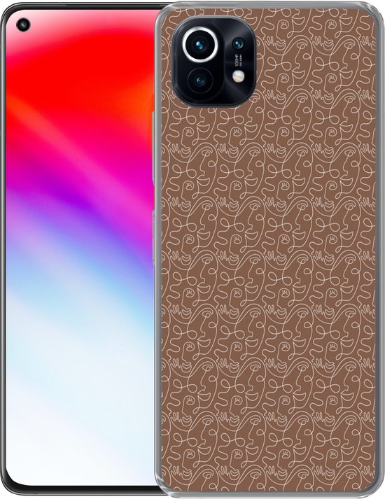 Xiaomi Mi 11 - Visage - Motifs - Abstrait - Coque de téléphone en Siliconen