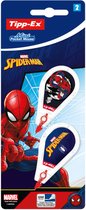 Tipp-Ex Mini Pocket Mouse Correctieroller Spiderman - Correctietape met 2 Verschillende Spider-Man Designs - Pak van 2 Stuks
