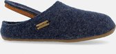 Haflinger Everest Classic Pantoffels - Kleur Blauw grijs - Maat 38